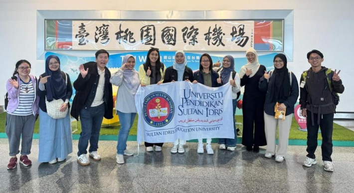 9 Orang Mahasiswa UPSI dan dua orang pensyarah bertolak telah tiba di Taoyuan International Airport (TPE)