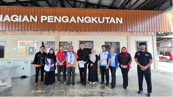 Wakil MPP UPSI semasa kunjungan hormat ke Bahagian Pengangkutan UPSI (BTrans) pada 8 April 2026.