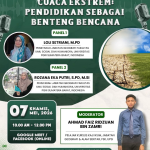 “Cuaca    Ekstrem: Pendidikan Sebagai Benteng Bencana” Jadi Wadah Perkongsian Ilmiah Serantau, Perkasa Kesedaran Hadapi Krisis Iklim  