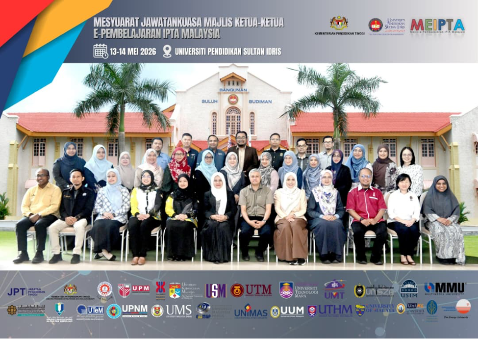 Delegasi MEIPTA bersama TNCAA UPSI pada hari pertama MEIPTA