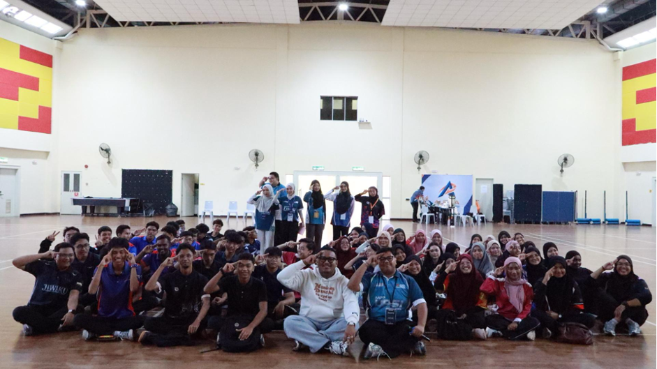 Para peserta dan ahli jawatankuasa Student Leadership Incubator Camp 2026 bagi slot bersama Tokoh Siswa Negara 2025.