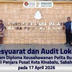 UPSI Laksana Audit Lokasi Program Diploma Keusahawanan “Pelita Budiman” di Penjara Pusat Kota Kinabalu