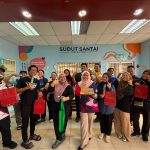 Mahasiswa UPSI hasil mural promosi kesihatan pergigian di Klinik Pergigian Batang Padang